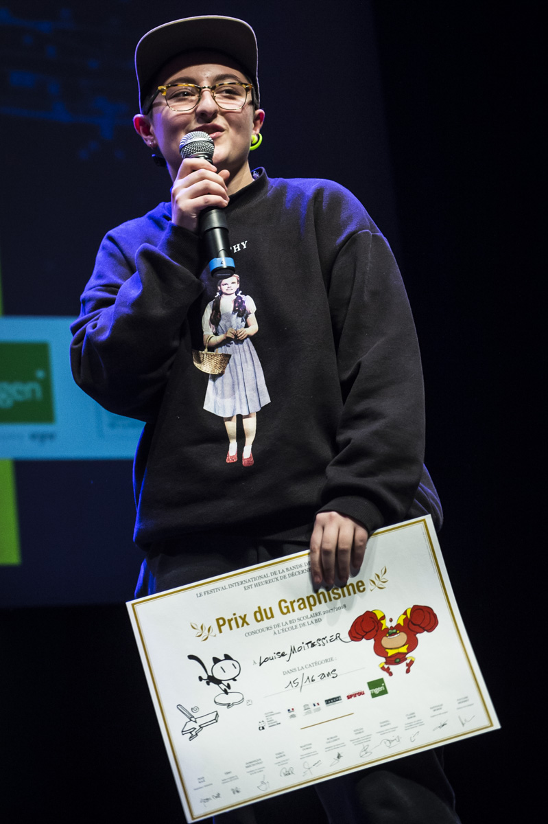 Cérémonie de remise des Prix Découvertes. Prix Graphisme
Louise Moitessier
