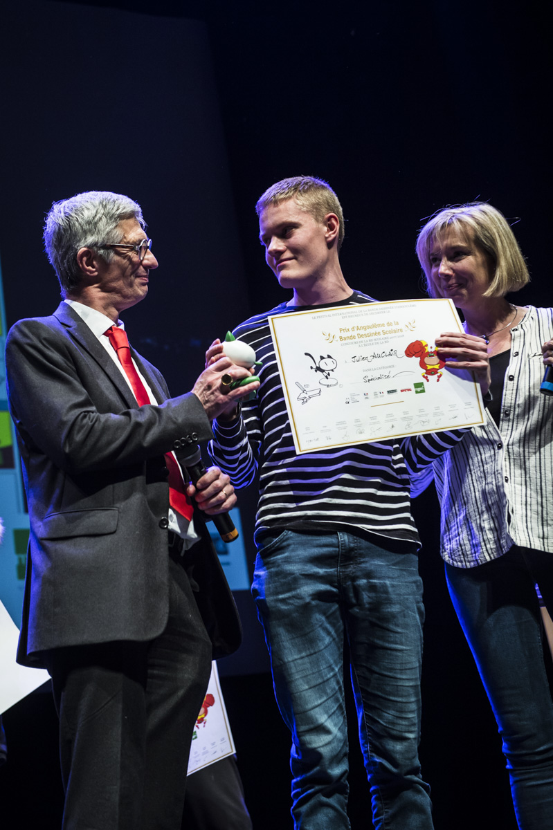 Cérémonie de remise des Prix Découvertes. Prix Angoulême
Julien Auclair