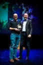 Cérémonie de Remise des Fauves, Théâtre d'Angoulême. Julien Lambert, Fauve Polar SNCF.