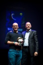 Cérémonie de Remise des Fauves, Théâtre d'Angoulême. Julien Lambert, Fauve Polar SNCF.