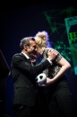 Cérémonie de Remise des Fauves, Théâtre d'Angoulême. Stéphane Beaujean et Emilie Gleason, Fauve Révélation pour 'Ted, drôle de coco'.