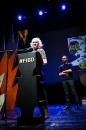 Cérémonie de Remise des Fauves, Théâtre d'Angoulême. Emilie Gleason, Fauve Révélation pour 'Ted, drôle de coco'.