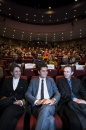 Cérémonie de remise des Prix Découvertes, Théâtre d'Angoulême. Gabriel Attal, secrétaire d'état auprès du ministre de l'éducation, et Franck Bondoux. Théâtre d'Angoulême.