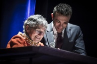 Cérémonie de remise des Prix Découvertes. Bernadette Després et Stéphane Beaujean. Théâtre d'Angoulême.