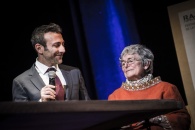Cérémonie de remise des Prix Découvertes. Bernadette Després et Stéphane Beaujean. Théâtre d'Angoulême.