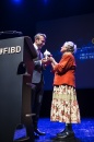 Cérémonie de remise des Prix Découvertes. Bernadette Després et Stéphane Beaujean. Théâtre d'Angoulême.
