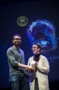 Cérémonie de remise des Prix Découvertes. Gijé pour 'La Boite à Musique'. Théâtre d'Angoulême.