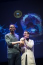 Cérémonie de remise des Prix Découvertes. Gijé pour 'La Boite à Musique'. Théâtre d'Angoulême.
