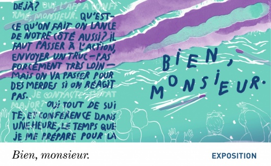 Exposition Bien, monsieur.